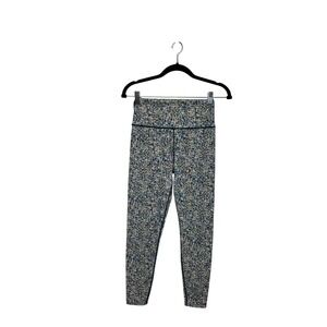 Sage Collective Floral Print High Waisted Leggings Athletic Activewear Size S